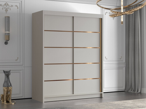 Skydedørsgarderobe Hazren IV 150