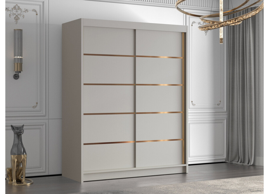 Skydedørsgarderobe Hazren IV 150 #1