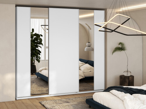 Tredørs garderobeskab Maxi 3D 250 MX06