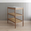 Puslebord/Reol med 2 hylder WOODIES - vintage #1