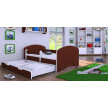 MODERNO 4KIDS SENG I VENGE MED STOR UNDERSKUFFE - LIGGEMÅL 190 X 90 CM #1
