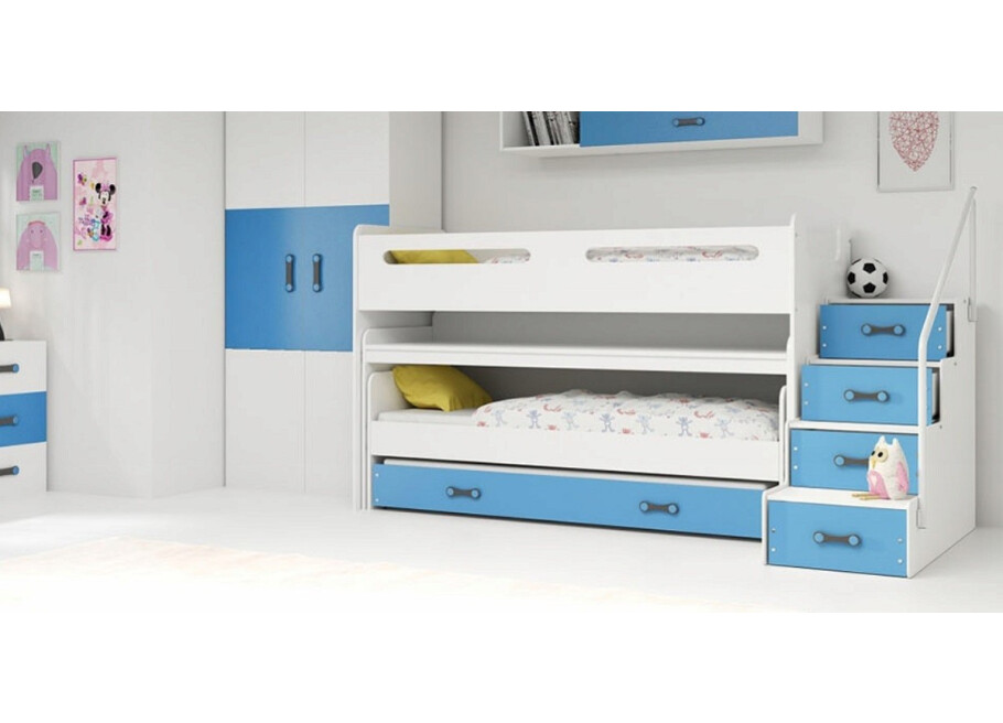 Moderno Max 3 Multi køjeseng - blå #1