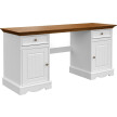 BELLUNO ELEGANTE Skrivebord Massivt Træ #1