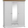 BELLUNO ELEGANTE Garderobeskab Massivt Træ #1