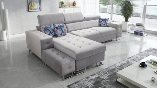 HILTON Sofa med chaiselong
