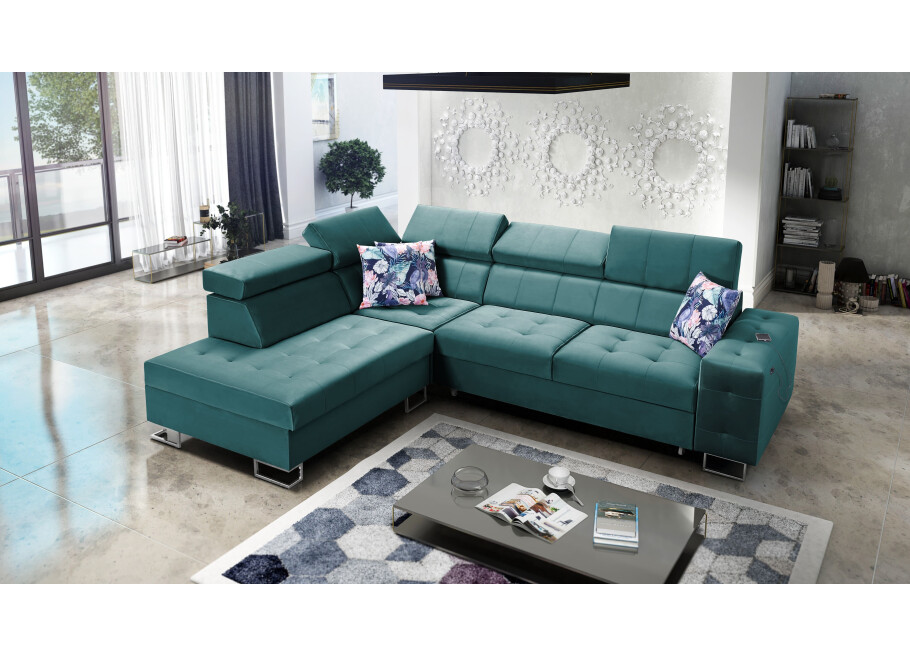 HILTON Sovesofa med chaiselong #1