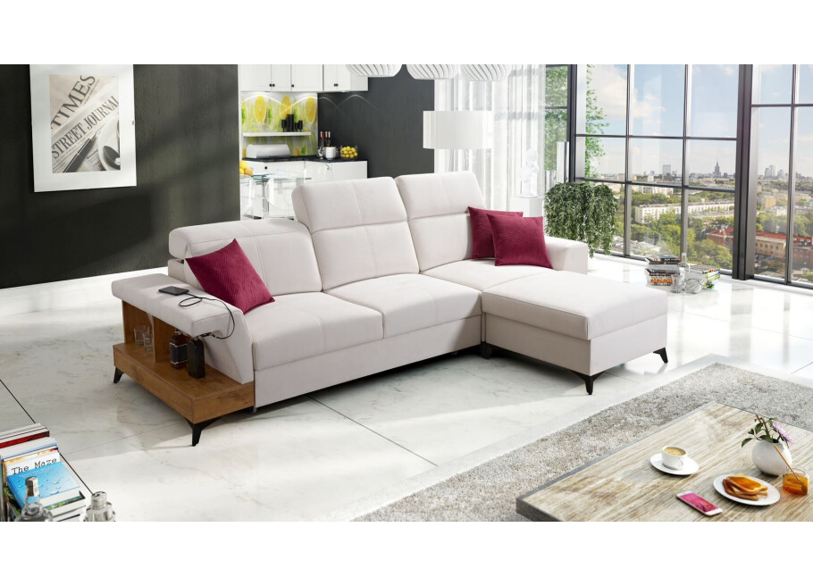 BELUTTI Sofa med chaiselong #1